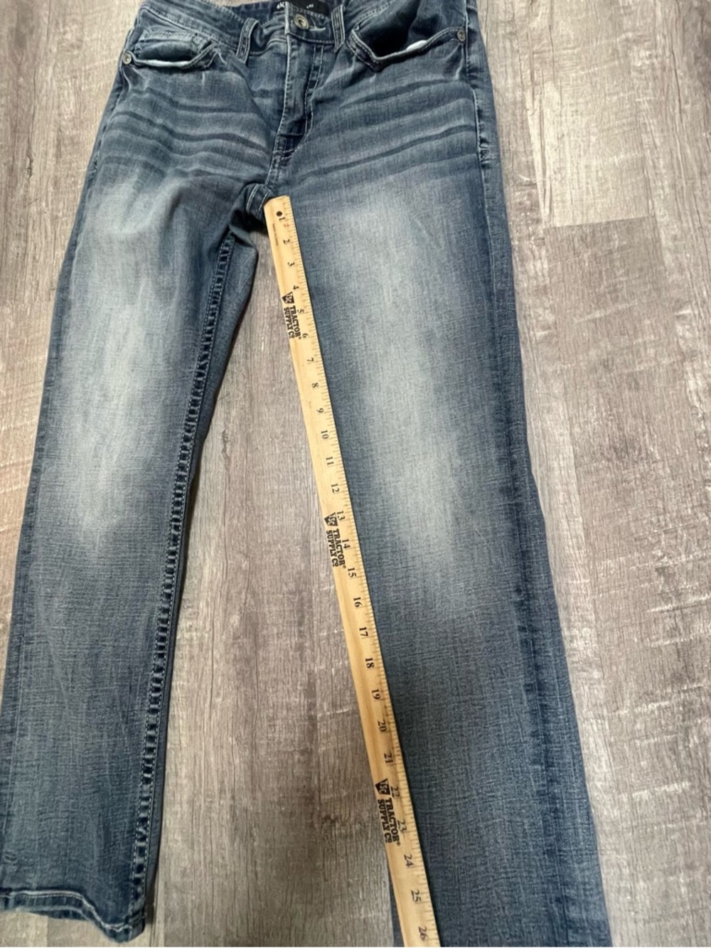 Buckle BKE Alec Men's 31X30 Straight Leg  Stretch Denim Blue Jeans - Picture 5 of 9